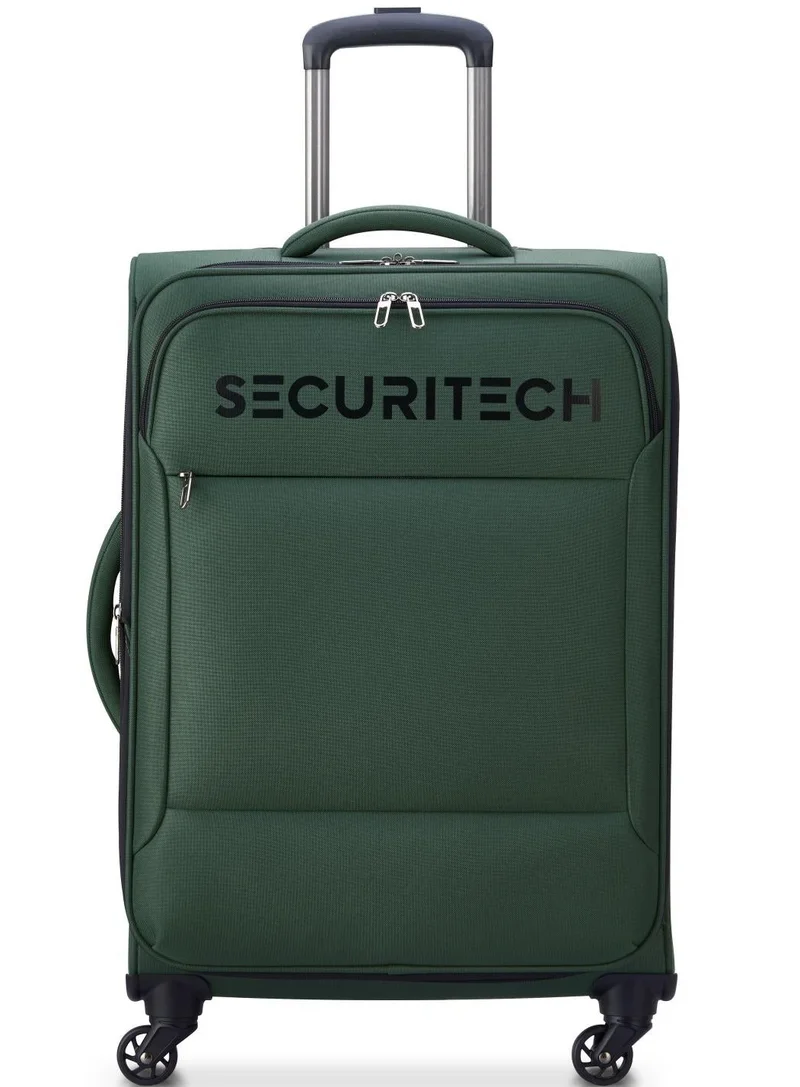 DELSEY Paris Securitech Vanguard By Delsey Paris 70 Cm Expandable 4 Double Wheeled Check-In Luggage Trolley Case - Khaki